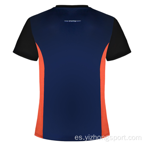 Camiseta de ajuste seco que absorbe la humedad Color Contract